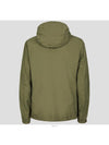 Flatt Nylon Garment Dyeing Hooded Jacket Green - CP COMPANY - BALAAN 4