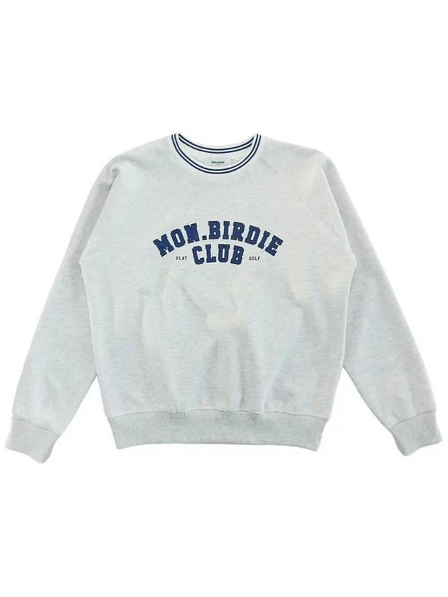 Mont Buddy Club Crew Neck Sweatshirt LGREY - MONBIRDIE GOLF - BALAAN 2