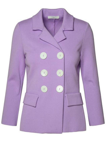 Charlott Lilac Cotton Jacket - CHARLOTT - BALAAN 1