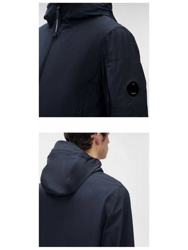 Shell R Lens Patch Casual Hooded Jacket Navy - CP COMPANY - BALAAN 6