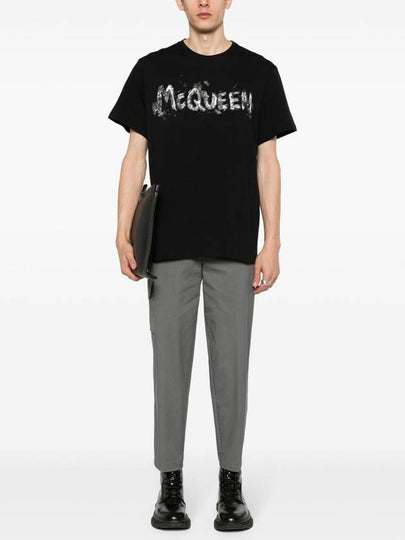 ALEXANDER MCQUEEN T-SHIRT WAX FLOWER MCQUEEN PRINT - ALEXANDER MCQUEEN - BALAAN 2