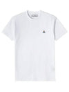 ORB Logo Cotton Short Sleeve T-Shirt White - VIVIENNE WESTWOOD - BALAAN 2