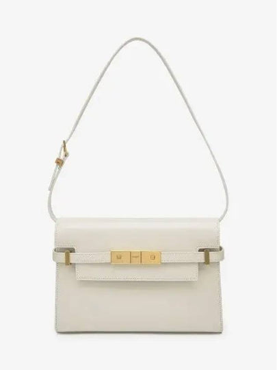 Manhattan Small Shoulder Bag Blanc Vintage - SAINT LAURENT - BALAAN 2