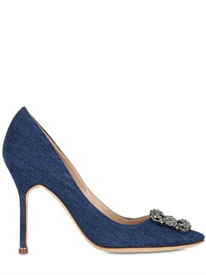 105MM HANGISI SWAROVSKI DENIM PUMPS - MANOLO BLAHNIK - BALAAN 2