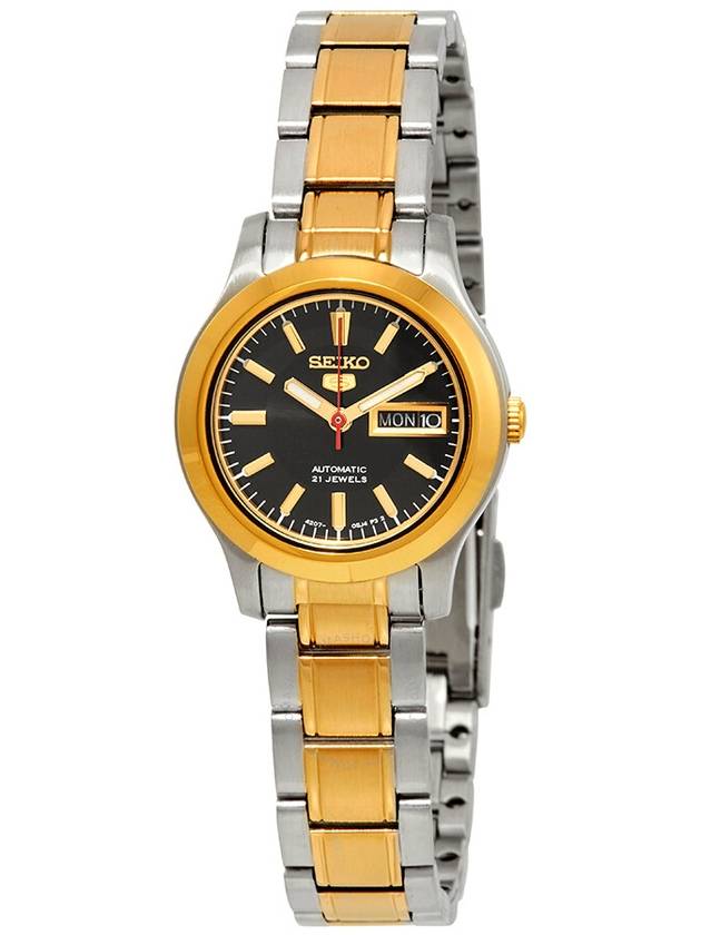 Seiko Series 5 Automatic Black Dial Ladies Watch SYMD94 - SEIKO - BALAAN 1