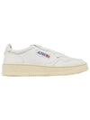 Medalist Goatskin Low Top Sneakers White - AUTRY - BALAAN 3