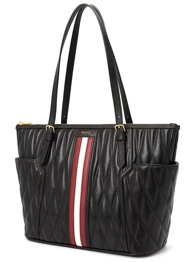 Damira Shoulder Tote Bag Black - BALLY - BALAAN 3