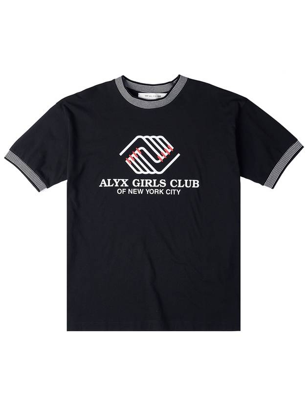 Girl Club Short Sleeve T-Shirt Black - 1017 ALYX 9SM - BALAAN 9