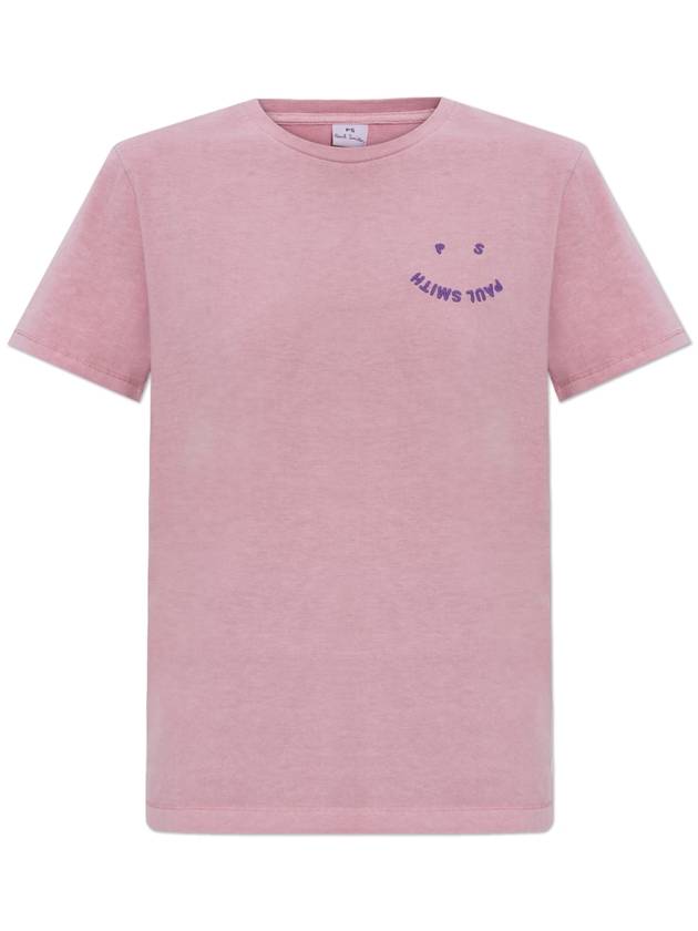 PS Paul Smith T-shirt With Logo, Women's, Pink - PAUL SMITH - BALAAN 1