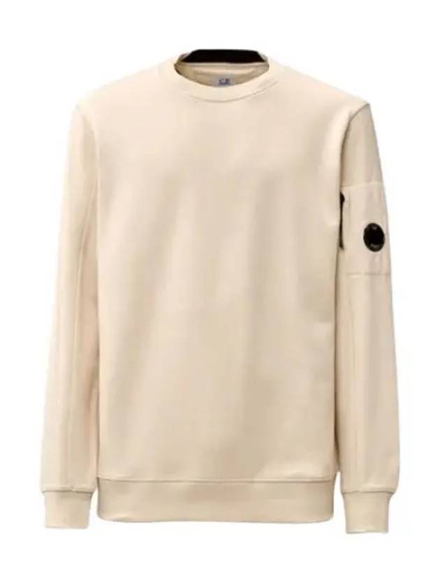 Light Fleece Sweatshirt Beige - CP COMPANY - BALAAN 2