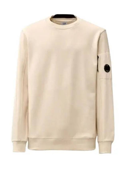 Light Fleece Sweatshirt Beige - CP COMPANY - BALAAN 2