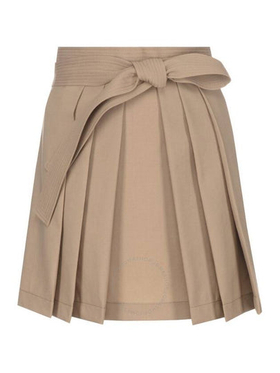 pleated wool mini skirt FD62JU0029GE 13 B0110819347 - KENZO - BALAAN 2