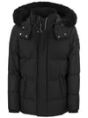 Cloud Threequater Bomber Padding Black Fox Fur Black - MOOSE KNUCKLES - BALAAN 1