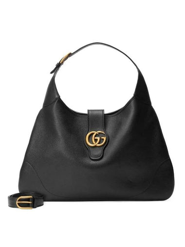 Aphrodite Large Shoulder Bag Black - GUCCI - BALAAN 1