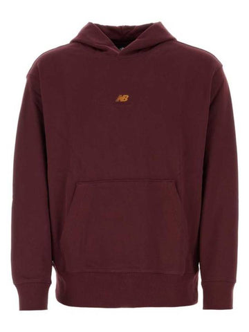 Hooded Sweatshirt MT31502NBY NBBURGUNDY Burgundy - NEW BALANCE - BALAAN 1