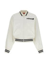 Women's Boke Flower Cotton Zip-up Jacket White - KENZO - BALAAN 2