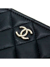 Matelasse Flat Leather Clutch Bag Black - CHANEL - BALAAN 10