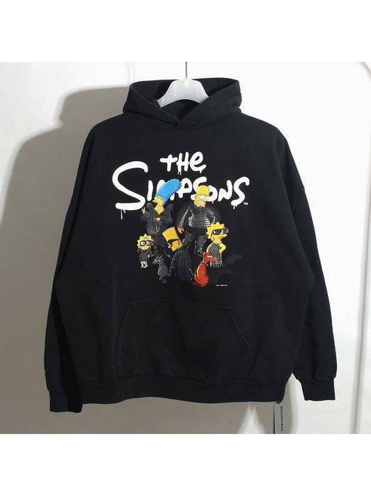 The Simpsons Hooded Top Black - BALENCIAGA - BALAAN 2