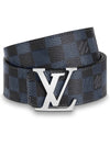 LV Initial 40MM Reversible Monogram Damier Gray Men s Belt M9043 M0087 M0285 - LOUIS VUITTON - BALAAN 8