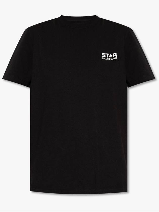 Back Big Star Short Sleeve T-Shirt Black - GOLDEN GOOSE - BALAAN 2