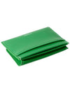 Dot Saddle Slim Mini Transportation Card Wallet Green - LE MASQUE - BALAAN 6