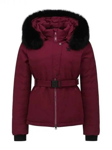 Anew Women s Middle LNGHTH Down Hooded Fur JK AGCWWDJ03BU Domestic Product GQCY22110915637 - ANEWGOLF - BALAAN 1