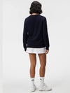 Amaya V-Neck Knit Top Navy - J.LINDEBERG - BALAAN 3