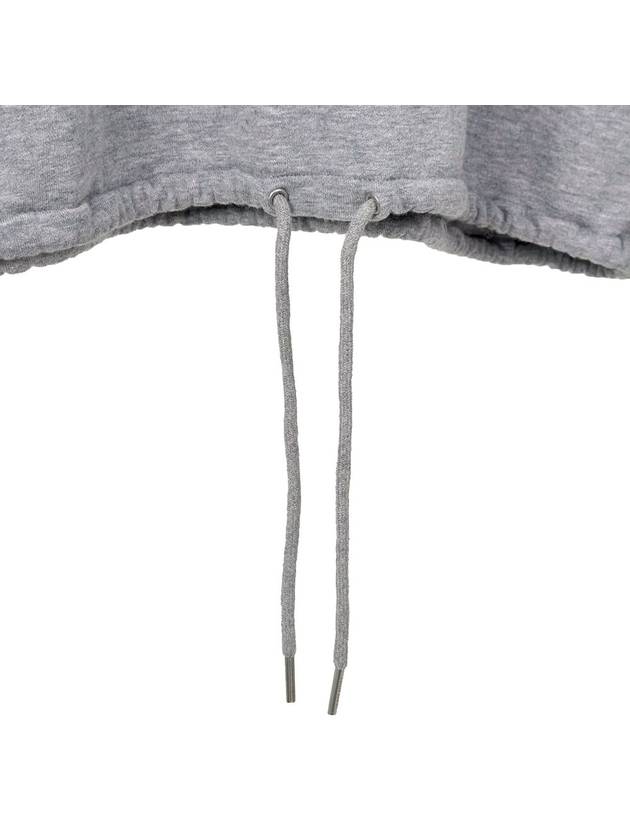 L Women s Crop Cashmere Banding Sweatshirt Gray - CELINE - BALAAN 5