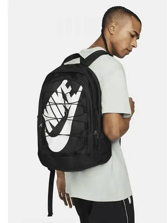 Hayward Logo Backpack Black - NIKE - BALAAN 2