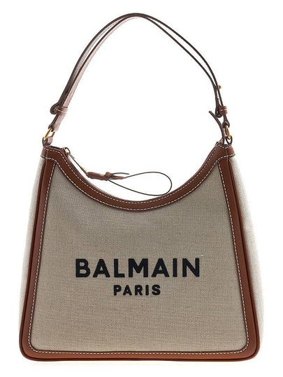 B-Army Leather Shoulder Bag Brown Beige - BALMAIN - BALAAN 2