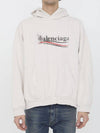 24 ss Political STENCIL Medium Fit Hood 767877TQVI79784 B0021066569 - BALENCIAGA - BALAAN 1