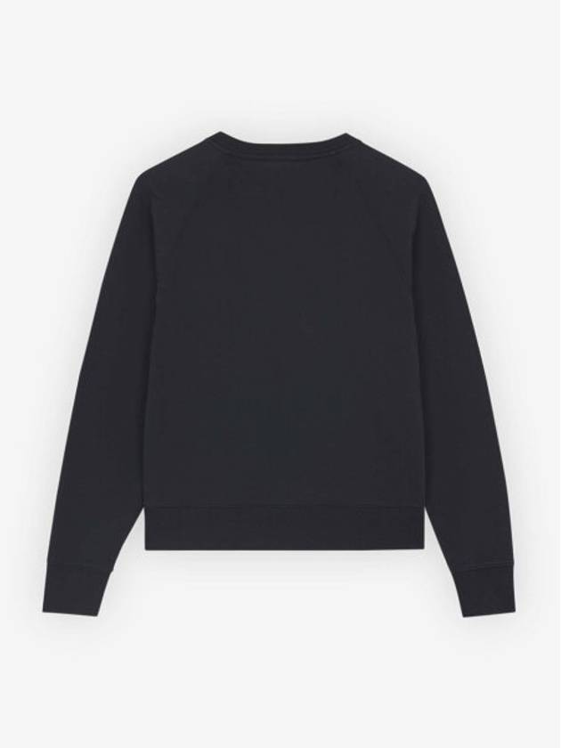 Double Head Fox Patch Sweatshirt Black - MAISON KITSUNE - BALAAN 3