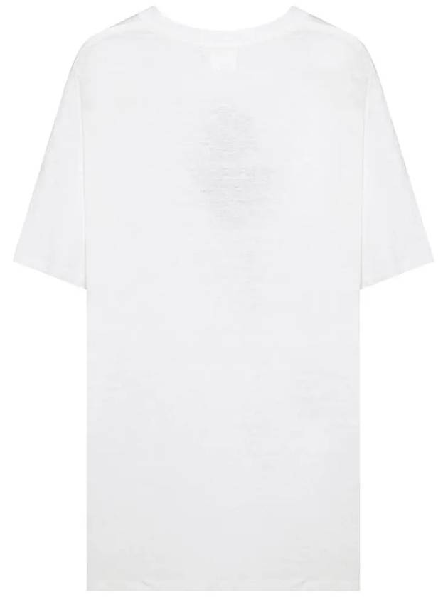 Karman Logo Short Sleeve T-Shirt White - ISABEL MARANT - BALAAN 4