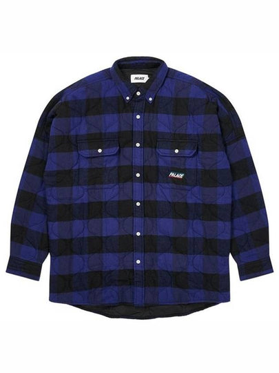 Quilt Mit Plaid Shirt Blue - PALACE - BALAAN 2