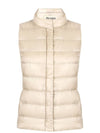 Giulia Slim Fit Down Padded Vest Chantilly - HERNO - BALAAN 1