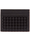 Chios Spike Card Wallet Black - CHRISTIAN LOUBOUTIN - BALAAN 4