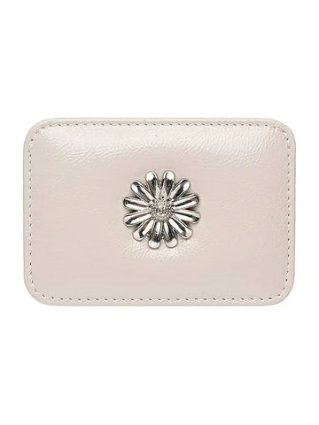 Daisy Slim Mini Transportation Card Wallet Warm Gray - LE MASQUE - BALAAN 1