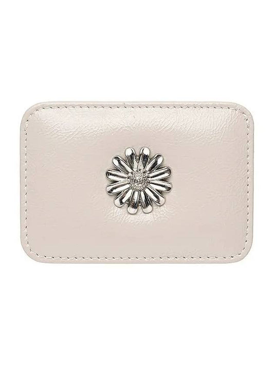 Daisy Slim Mini Transportation Card Wallet Warm Gray - LE MASQUE - BALAAN 1