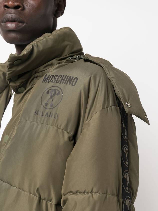 logo print padded jacket A06347017 - MOSCHINO - BALAAN 6