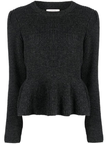 Wool Ribbed Knit Top Penguin - LEMAIRE - BALAAN 1