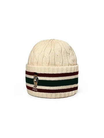 PC1146 105 bare cable knit beanie - POLO RALPH LAUREN - BALAAN 1