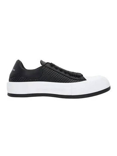 Sneakers Men s Deck Plimsoll Black - ALEXANDER MCQUEEN - BALAAN 1