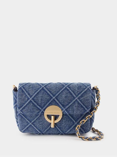 Moon Mm Crossbody - Vanessa Bruno - Cotton - Blue - VANESSA BRUNO - BALAAN 1