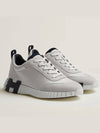 Bouncing Sneakers Calfskin Suede Goatskin Blanc - HERMES - BALAAN 2