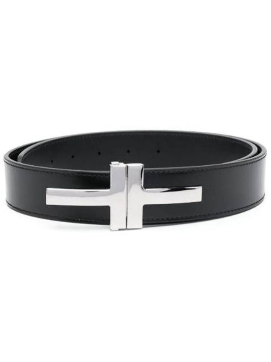 logo decorated leather belt TB252LCL052S - TOM FORD - BALAAN 1