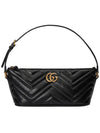 GG Marmont Shoulder Bag Black - GUCCI - BALAAN 3