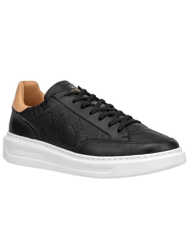 Beverly Hills Monogram Leather Low Top Sneakers Black - LOUIS VUITTON - BALAAN 1