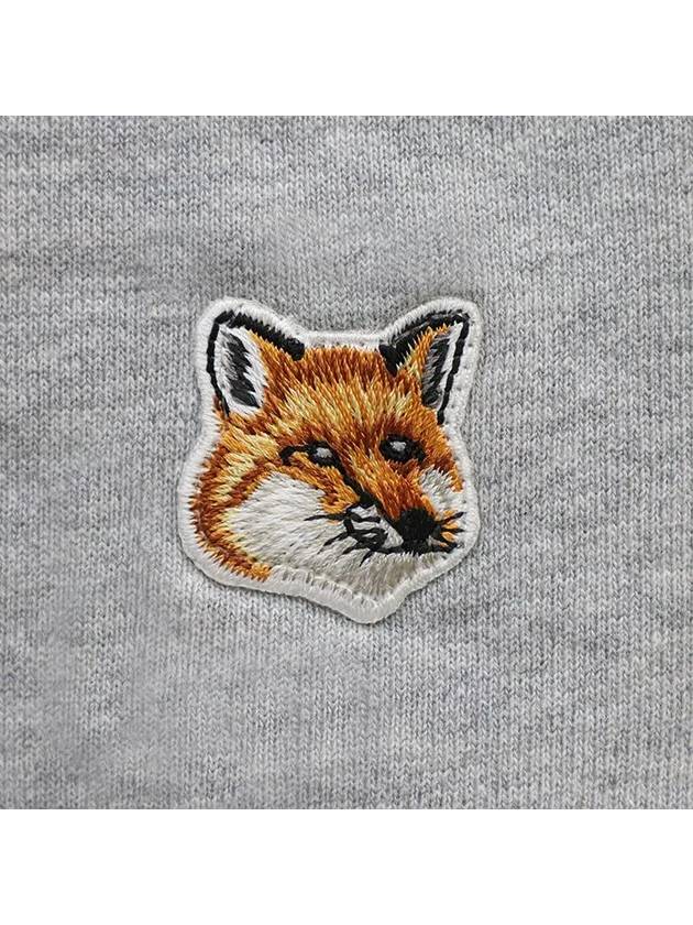 Fox Head Patch Regular Sweatshirt Grey - MAISON KITSUNE - BALAAN 4