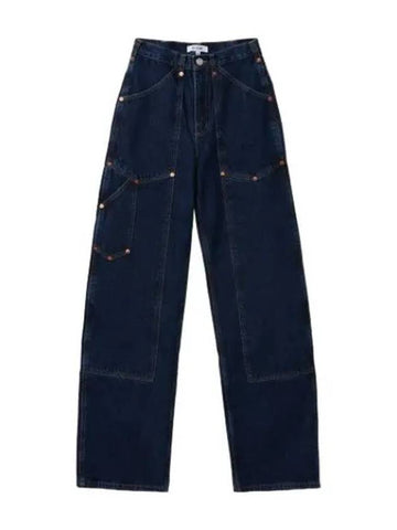 Super high denim pants heritage rinse jeans - RE/DONE - BALAAN 1