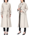 Waterproof Cotton Twill Raglan Trench Overcoat Khaki - THOM BROWNE - BALAAN 2